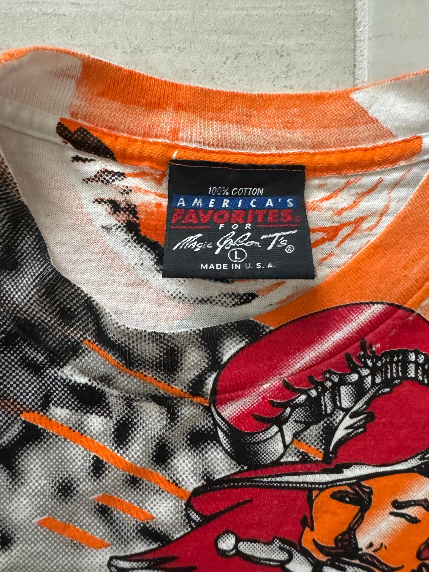 Magic Johnson Tampa Bay Buccaneers Rare T-shirt