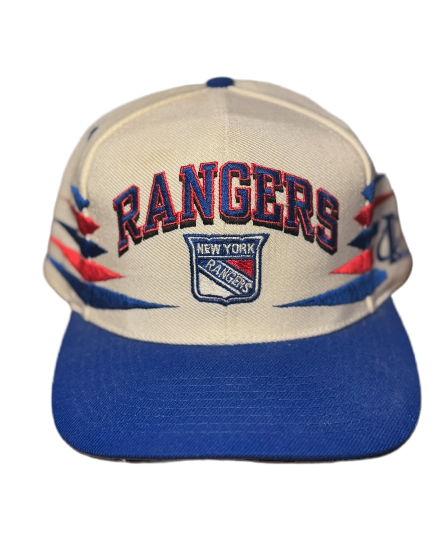 Vintage New York Rangers Logo Athletic Diamond Snapback Hat