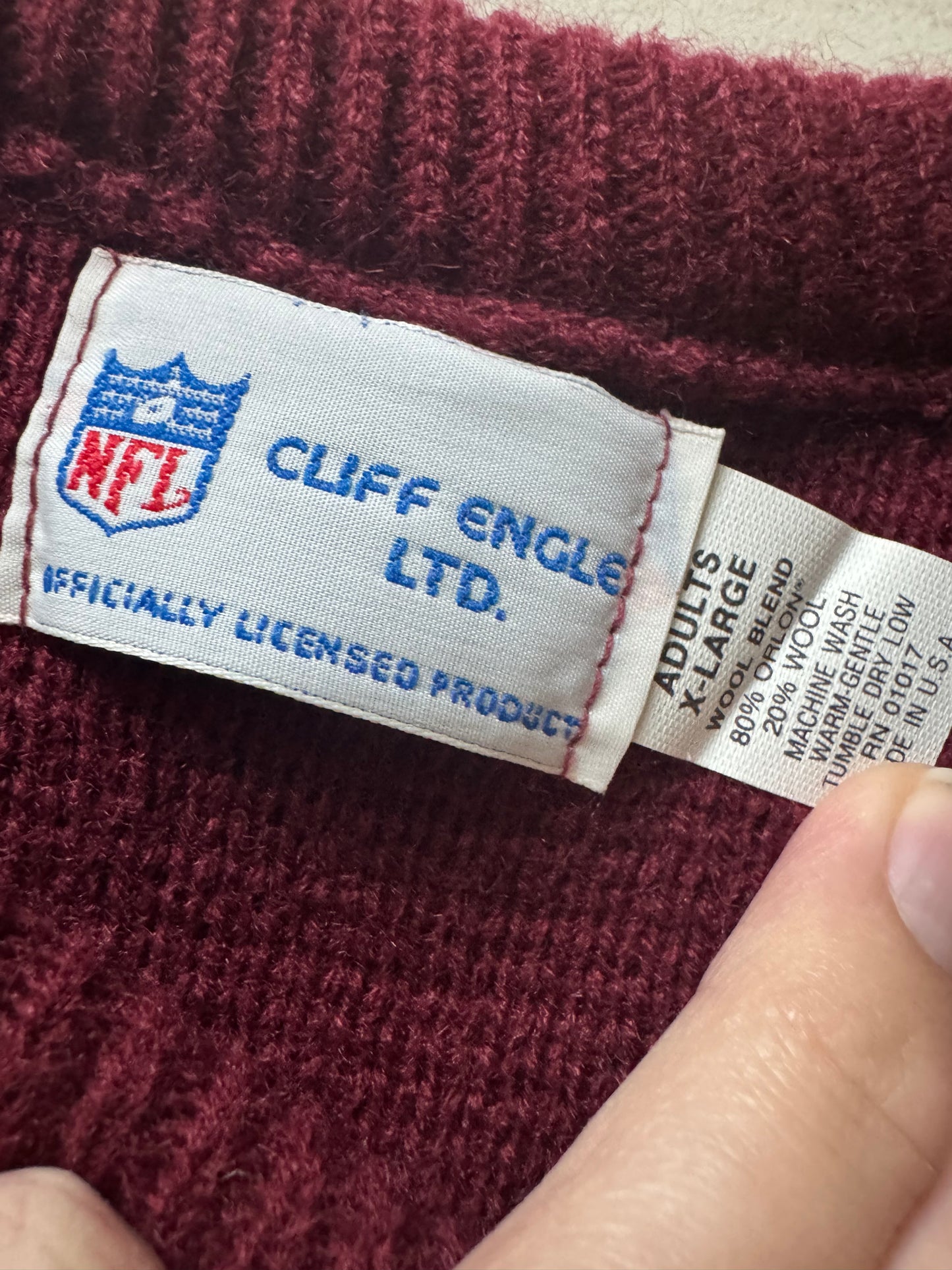 Cliff Engle Washington Redskins Sweater