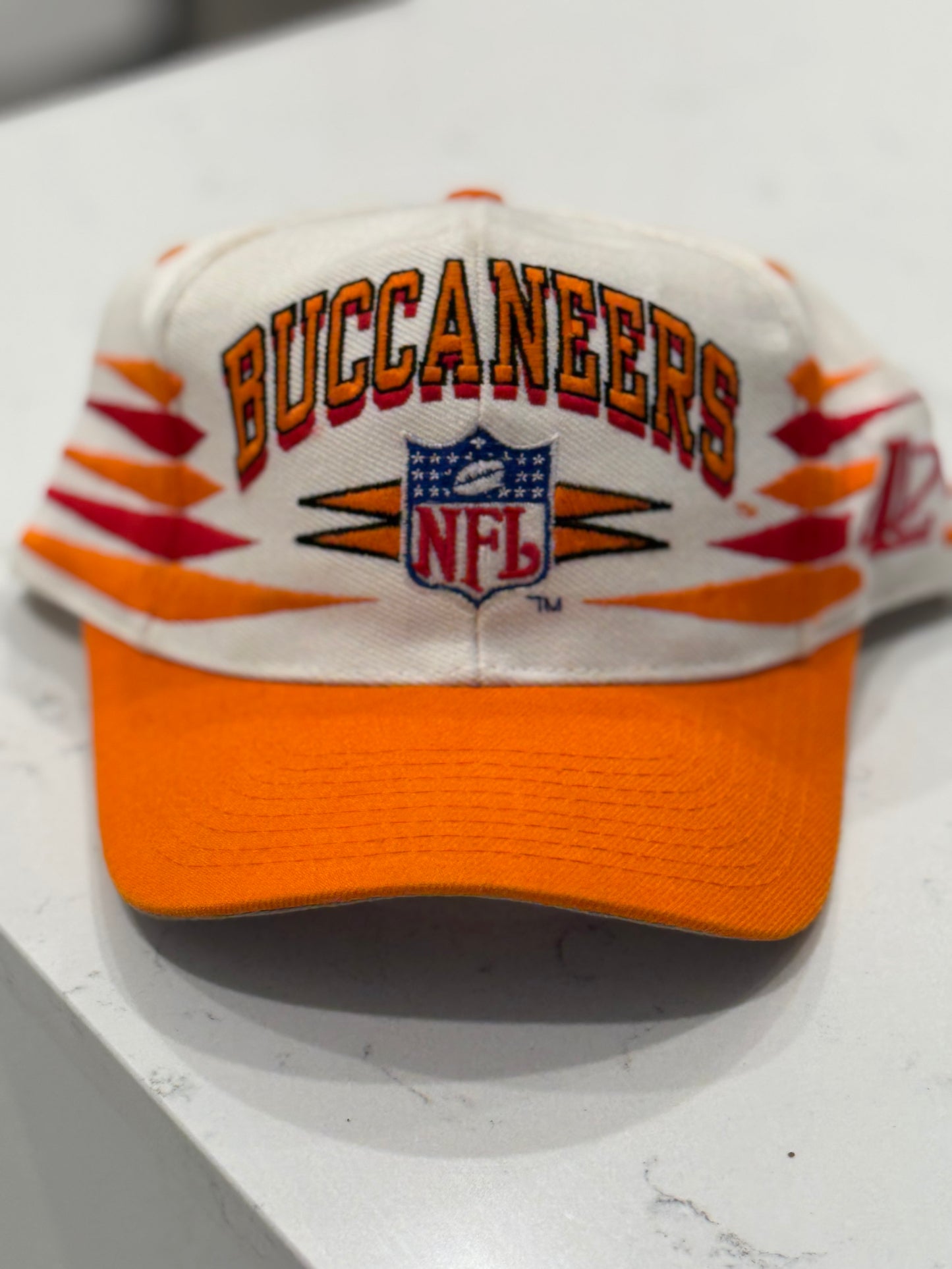 VTG Diamond Cut Tampa Bay Buccaneers Logo Authentic Hat