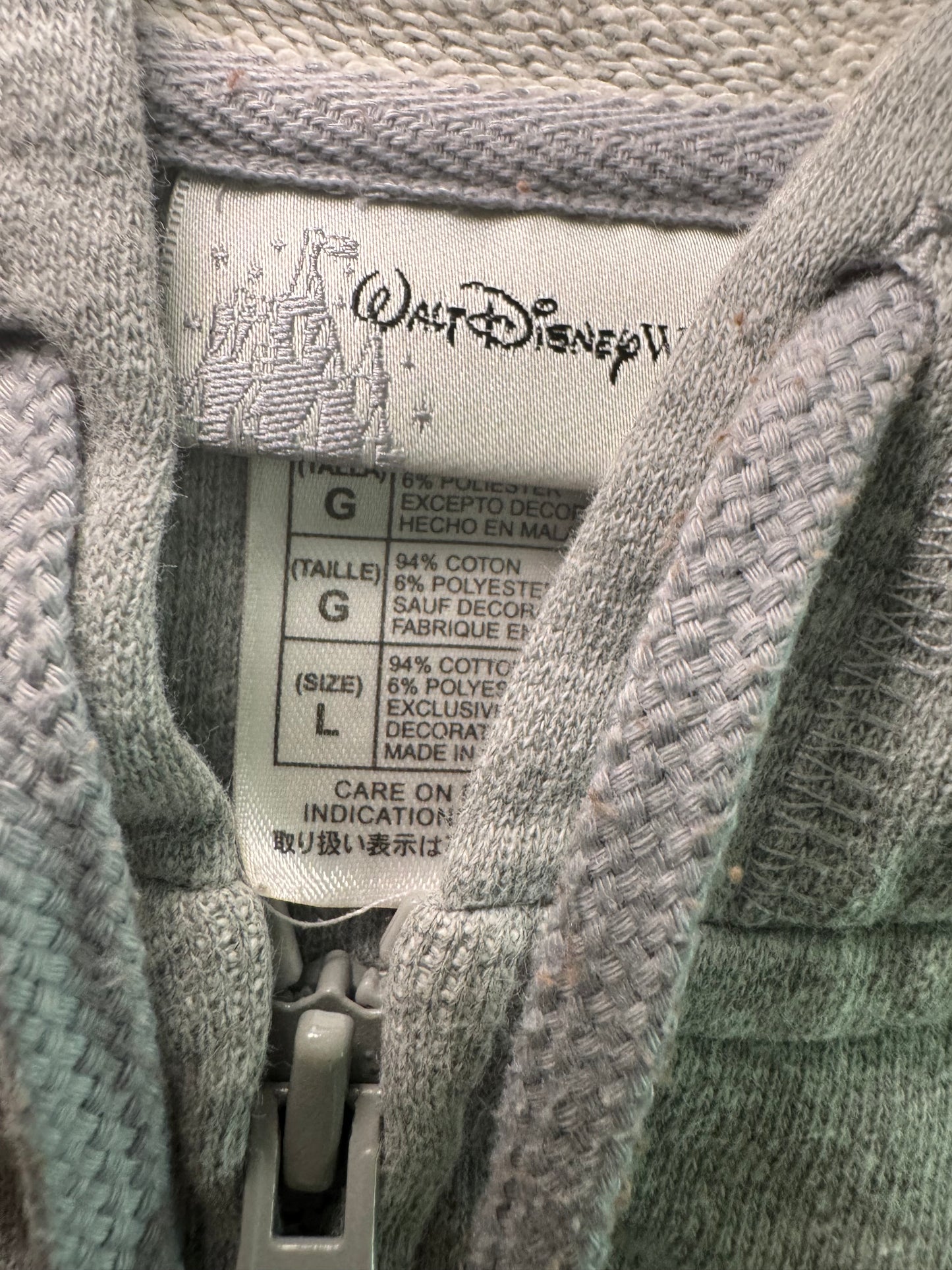 Walt Disney World Zip Up Hoodie